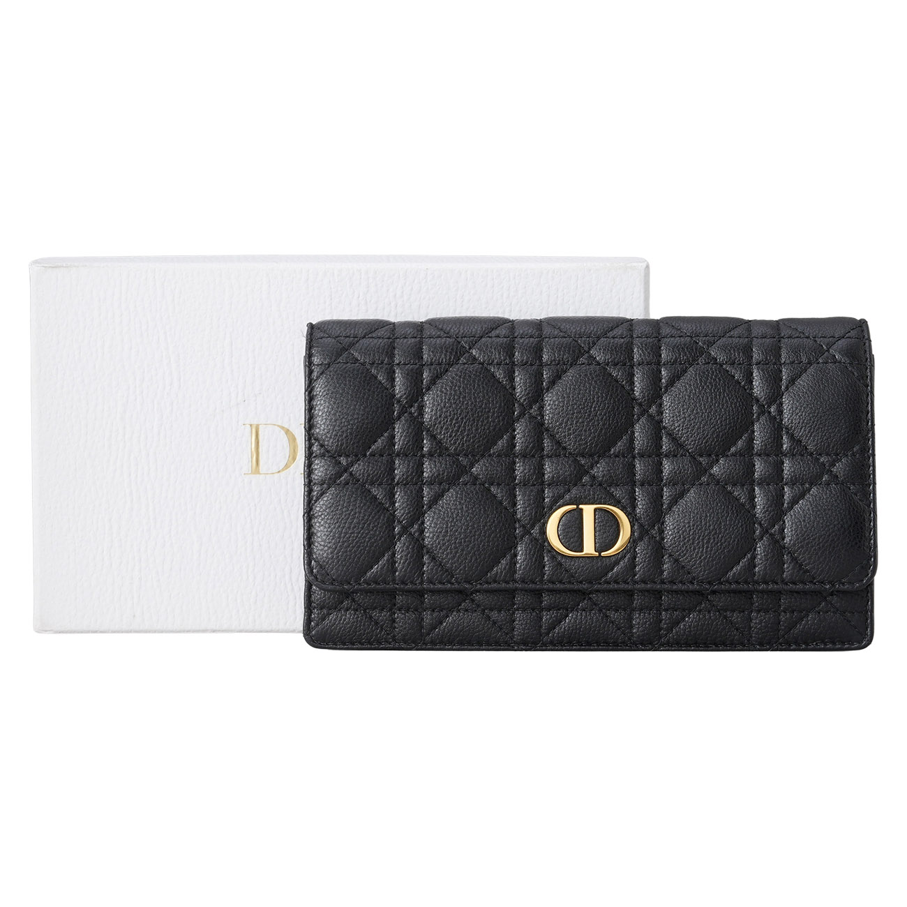 CHRISTIAN DIOR(USED)디올 S5091 카로 체인 벨트 파우치